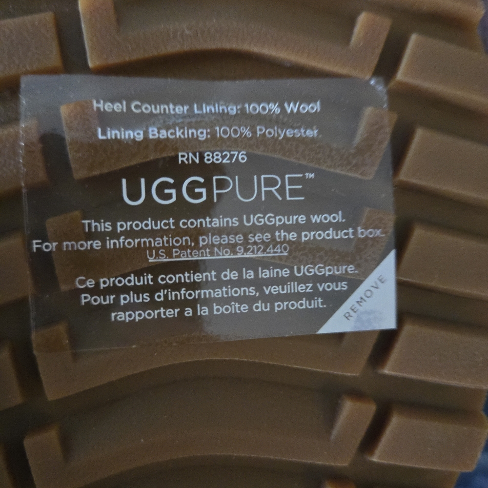 UGG Fallbrook Hiking Boots Casual Cordovan Dark Brown Leather Men's Size 8.5 - Picture 9 of 13